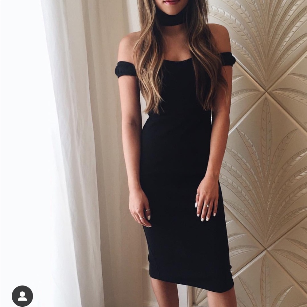 Off the shoulder dress